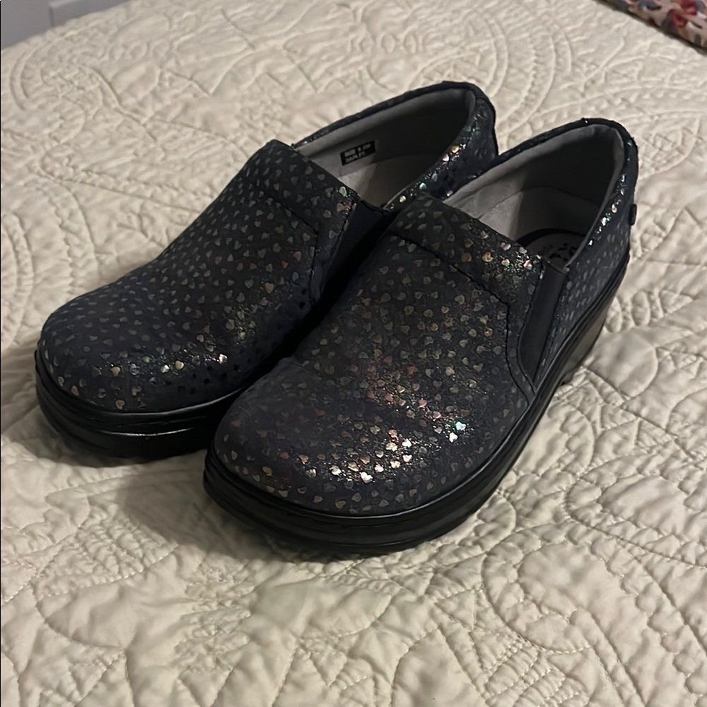 KLOGS Glitter heart Slip-On Shoes 6.5